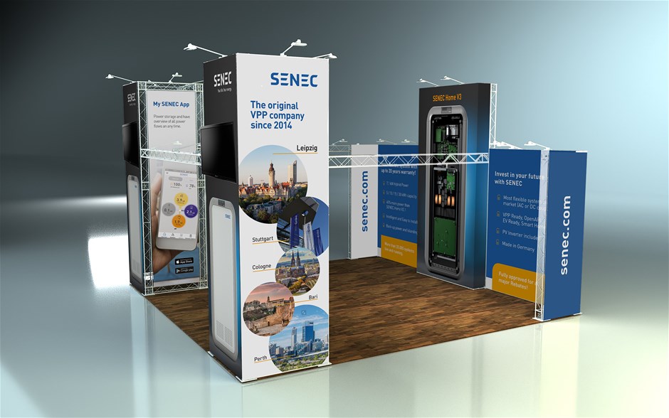 3.9m x 6m x 6m Convention Display Stand 