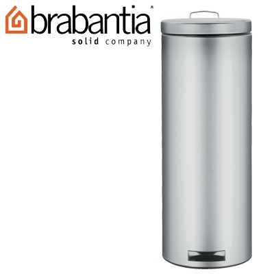 Brabantia 20L Matte Steel 'Slimline' Ped