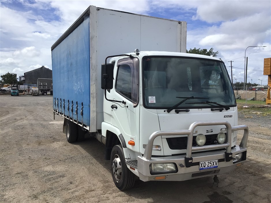 2012 Mitsubishi  FK 600 4 x 2 Curtainsider Rigid Truck