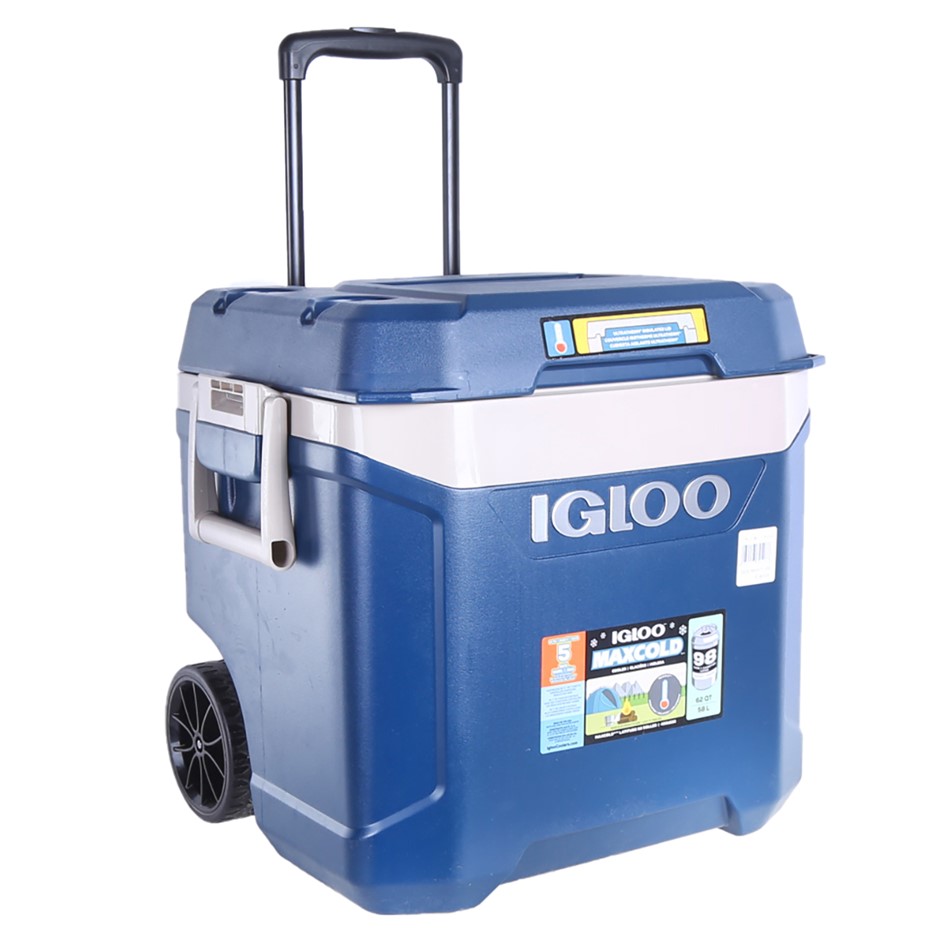 Igloo 58l hot sale rolling cooler