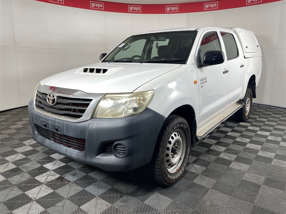 2012 Toyota Hilux 4X4 SR KUN26R Turbo Diesel Manual Crew Cab Chassis ...