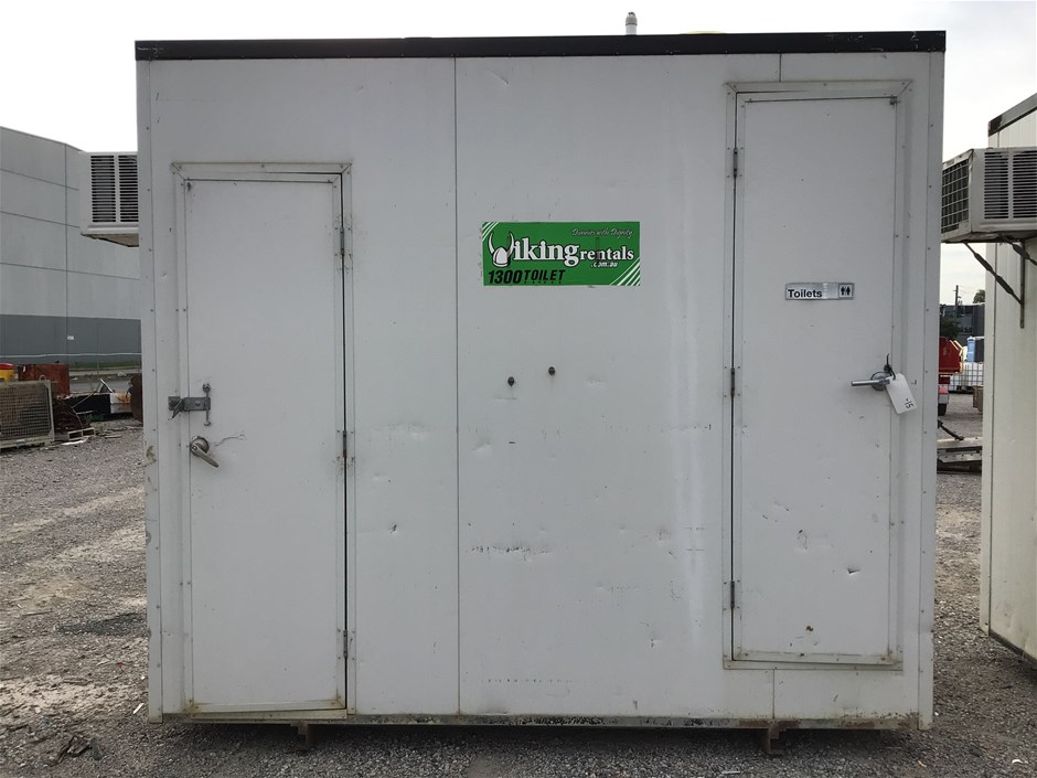 Used Portable toilet with A/C storage Auction (00615052330) Grays