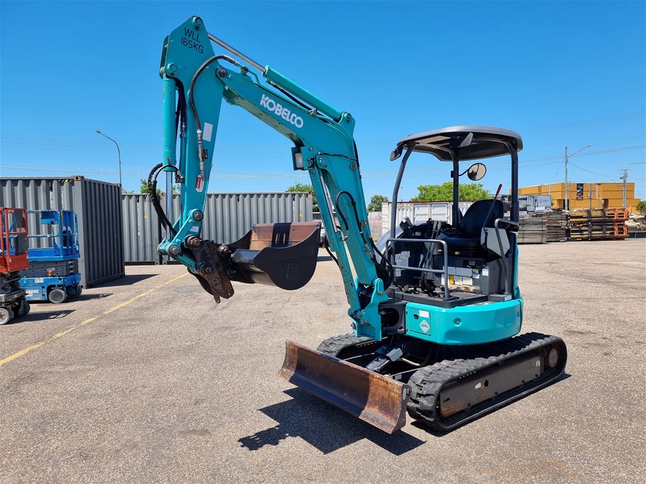 2015 Kobelco SK28SR Mini Excavator Auction (0001-7043591) | Grays Australia