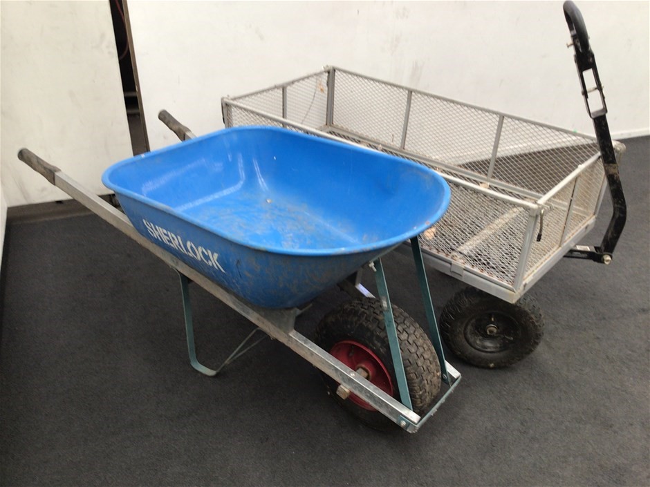 SHERLOCK Wheelbarrow and Utility Cart Auction (00327043976) Grays Australia