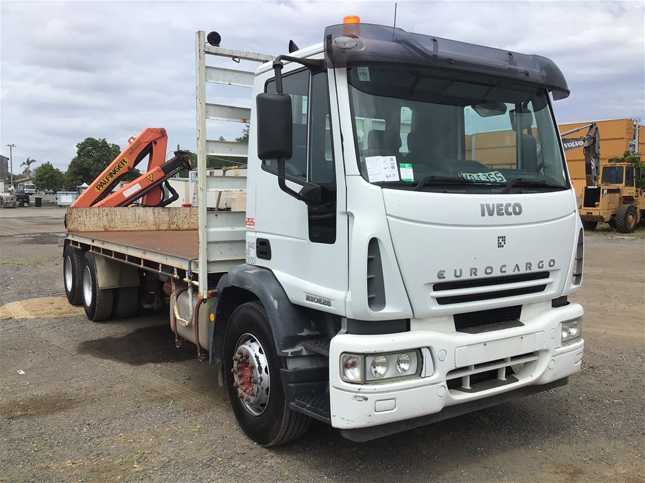 2005 Iveco ML230 6 x 2 Crane Truck Auction (00017043804) Grays Australia