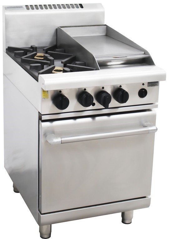 WALDORF GAS COMBINATION 2 BURNER STOVE/300MM HOTPLATE GRIDDLE Auction