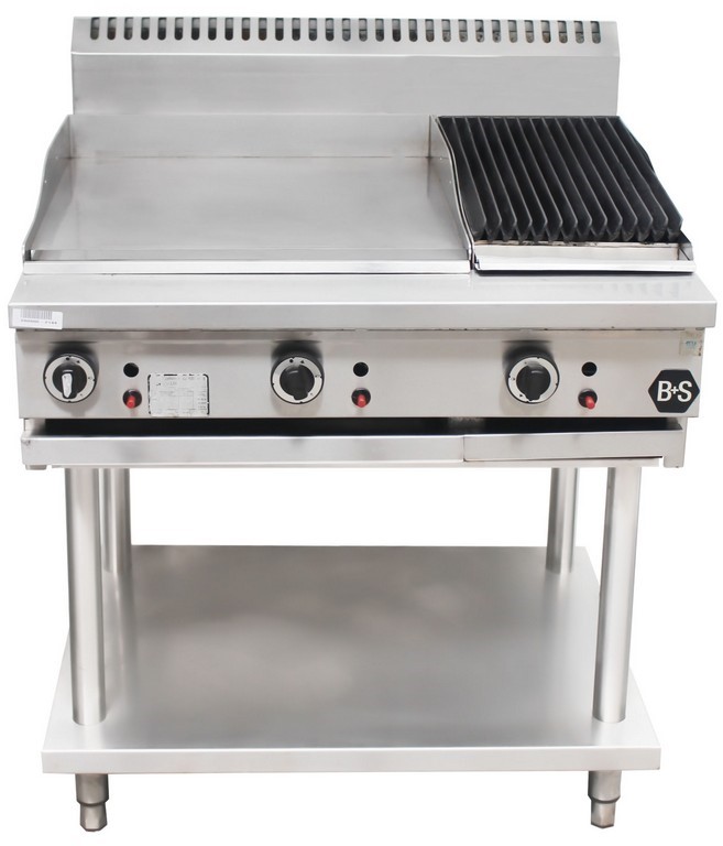 B+S COMBINATION HOT PLATE/CHARGRILL Auction (00245051896) Grays