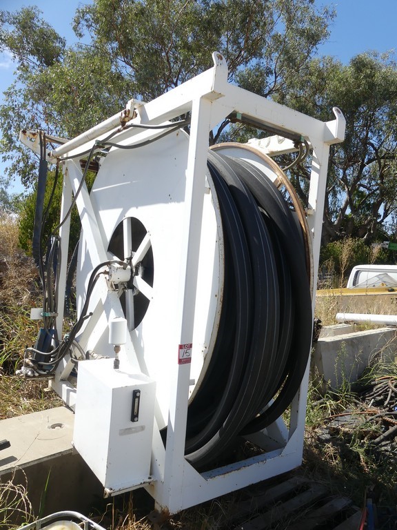 Heavy Duty Hydraulic driven hose Spool With Submersible Pump Auction