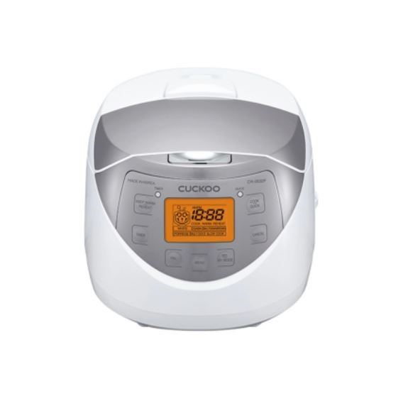 CUCKOO Multi Functional Electric Rice Cooker + Warmer, Model CR-0632F, Whit