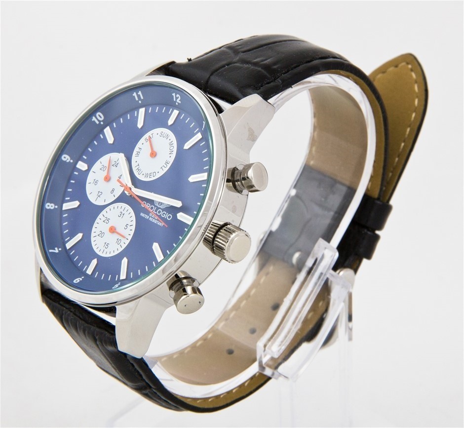 Navigare Collection Men`s Day Date Multi-Function Watch