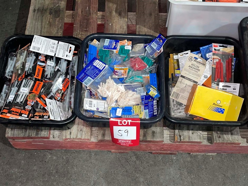Assorted Qty Fasteners, (Containers not included. Ex-Retail stock