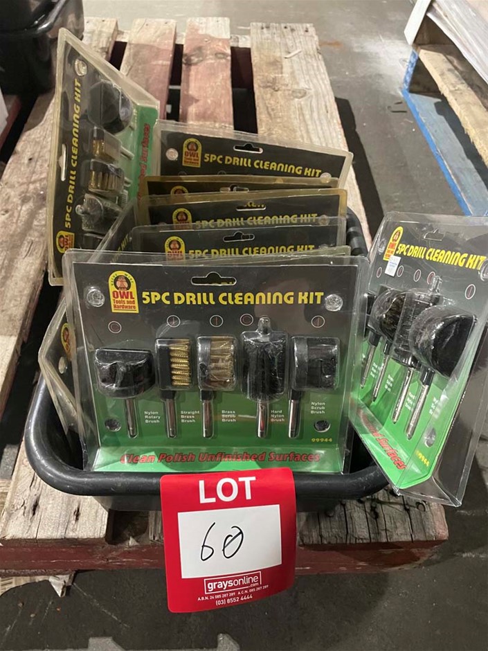 11 x Sets of 5pcs Drill cleaning Kits