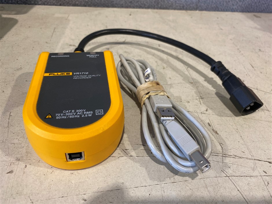 Fluke VR1710 Voltage Quality Recorder Auction (00078017089) Grays Australia