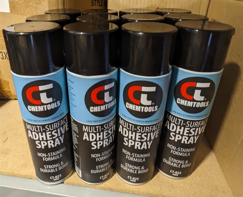 12 x Cans Adhesive Spray Auction (00055052379) Grays Australia