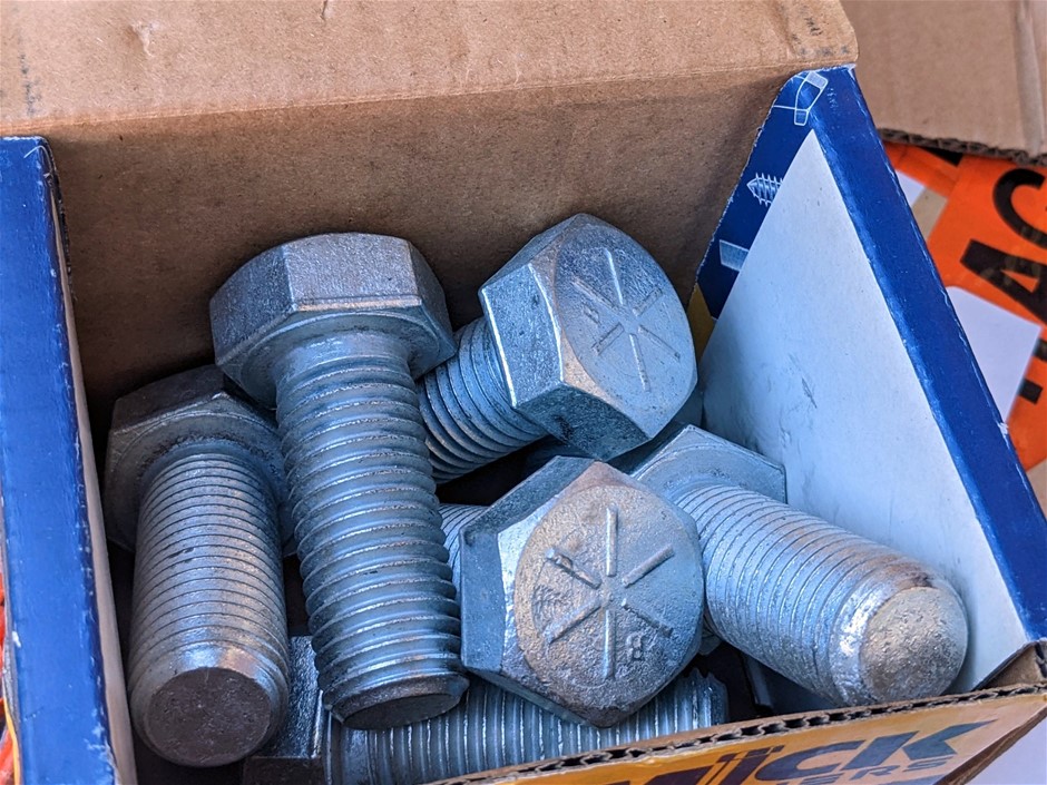 7 x Bremick 1x 2/12" Zinc Bolts Auction (00335052379) Grays Australia