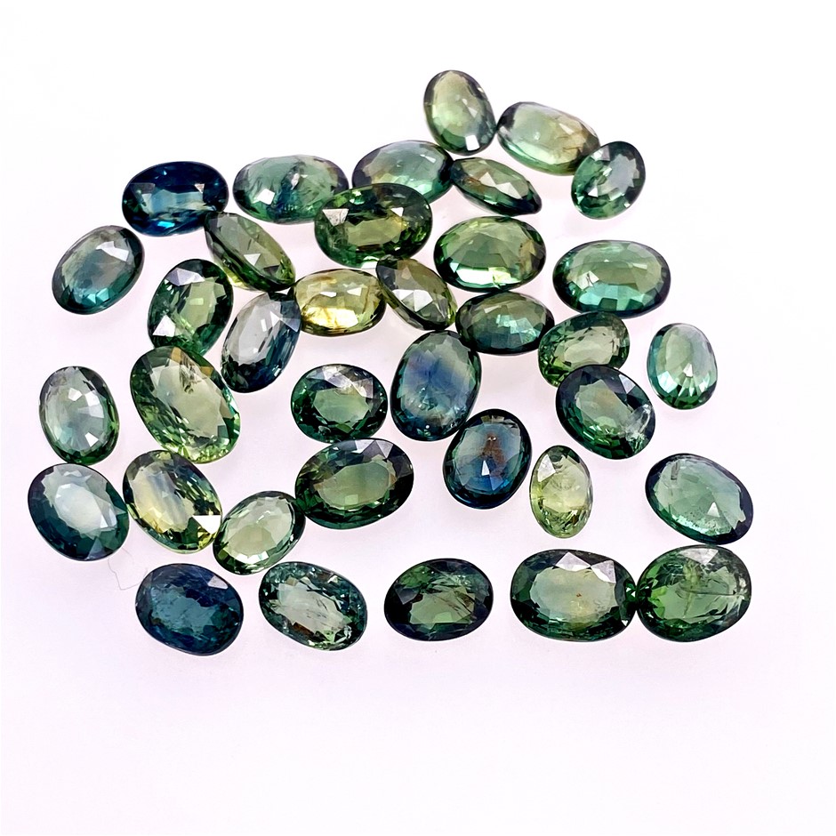 A Parcel of Loose Sapphire, 21.85ct in Total Auction (00012551351