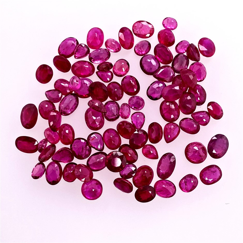 A Parcel of Loose Ruby, 20.38ct in Total Auction (00012553616) Grays
