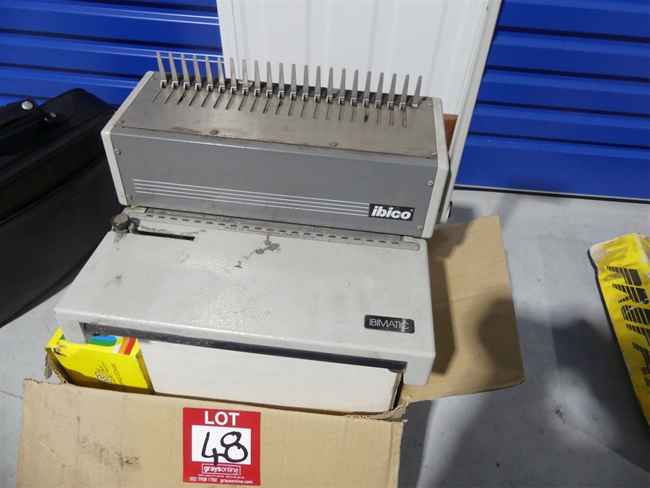 Ibico IBIMATIC Comb Binding Machine Auction (00485052332) Grays