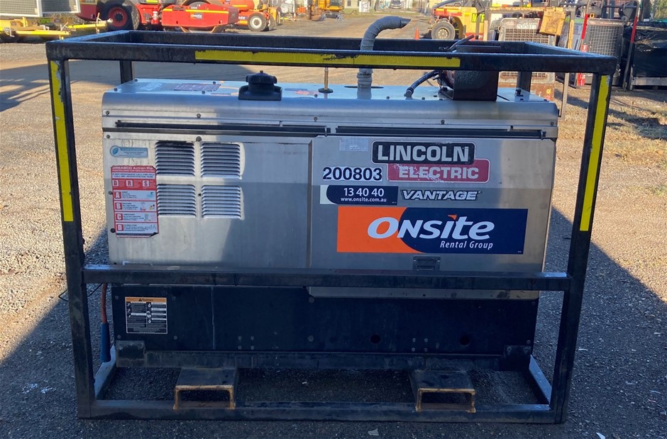 2012 LINCOLN VANTAGE 500 K26861 Welder 500amp (Rockhampton) Auction