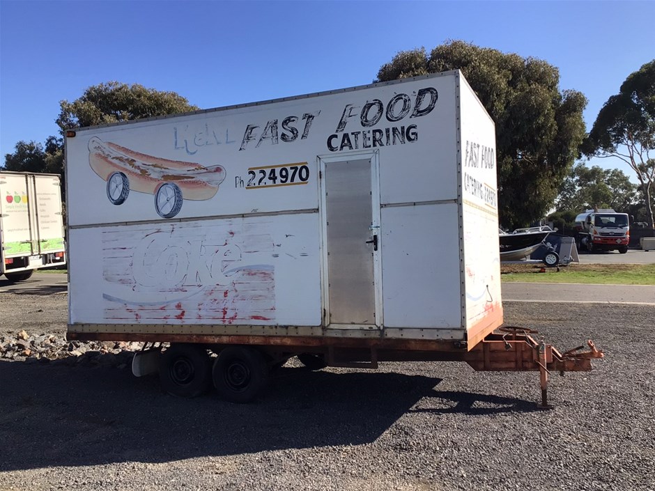 Unreserved Custom Made Tandem Axle Enclosed Trailer