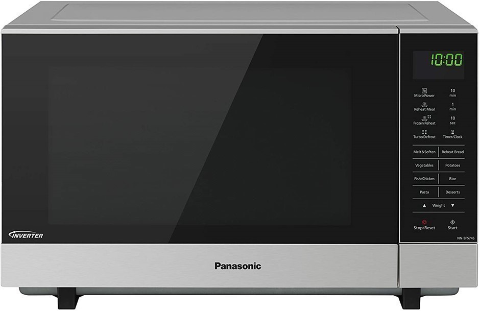 PANASONIC Microwave Oven, 27L, Model NNSF574SQPQ, Stainless Steel