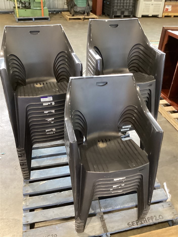 Marquee Stackable Chairs, Qty x 31 Auction (00308017123) Grays Australia