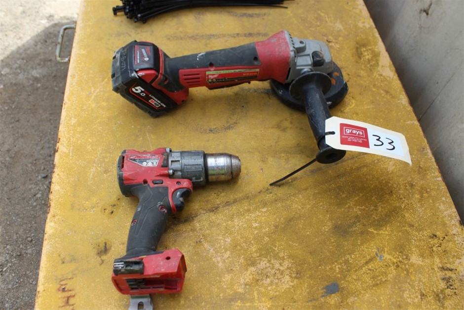 Milwaukee 2x Cordless Power Tools Auction (0033-5052439) | Grays Australia