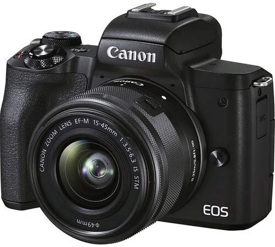 CANON EOS M50 mk II Mirrorless Digital Camera Kit with EF-M 15-45mm IS STM