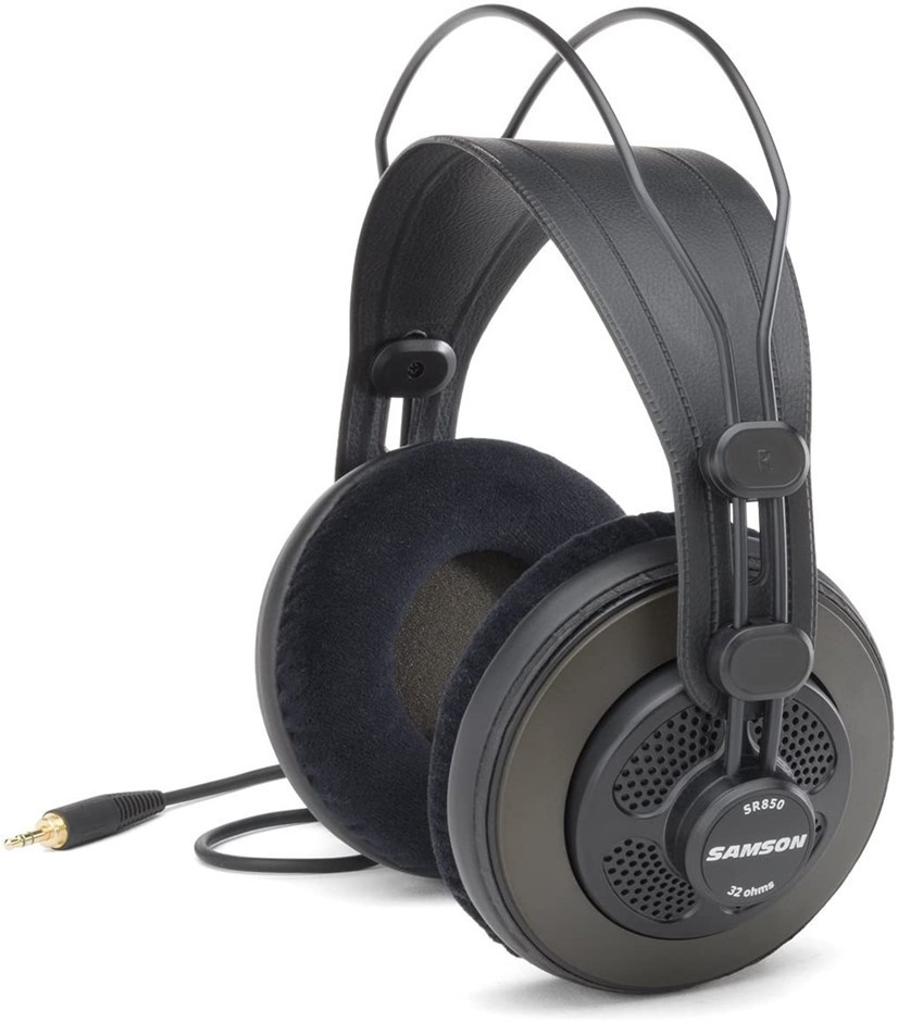 SAMSON Studio Headphones, Wired, Black, Model: SR850. NB. Minor Use.  Buyer
