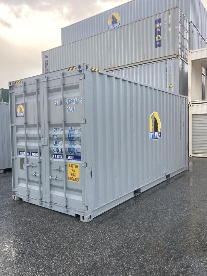 20' High Cube Shipping Container Auction (00038017185) Grays Australia