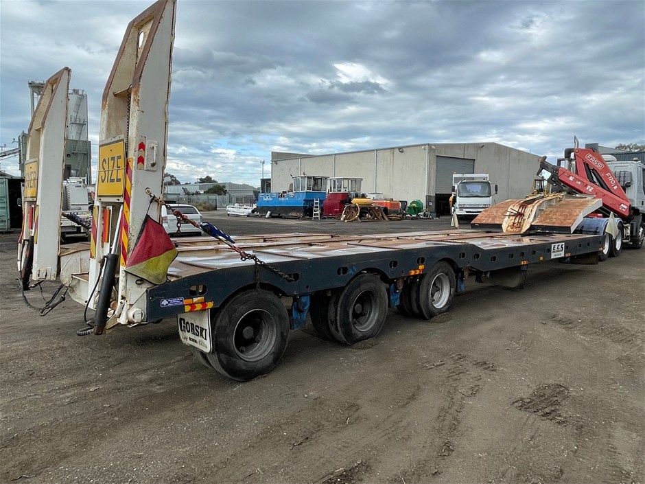 1995 Drake 3x4 Widener Triaxle Widening Low Loader Trailer 