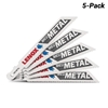 2 Packs of 5 x LENOX Jigsaw Blades, 92.2mm, 24TPI, Metal.  Buyers Note - Di