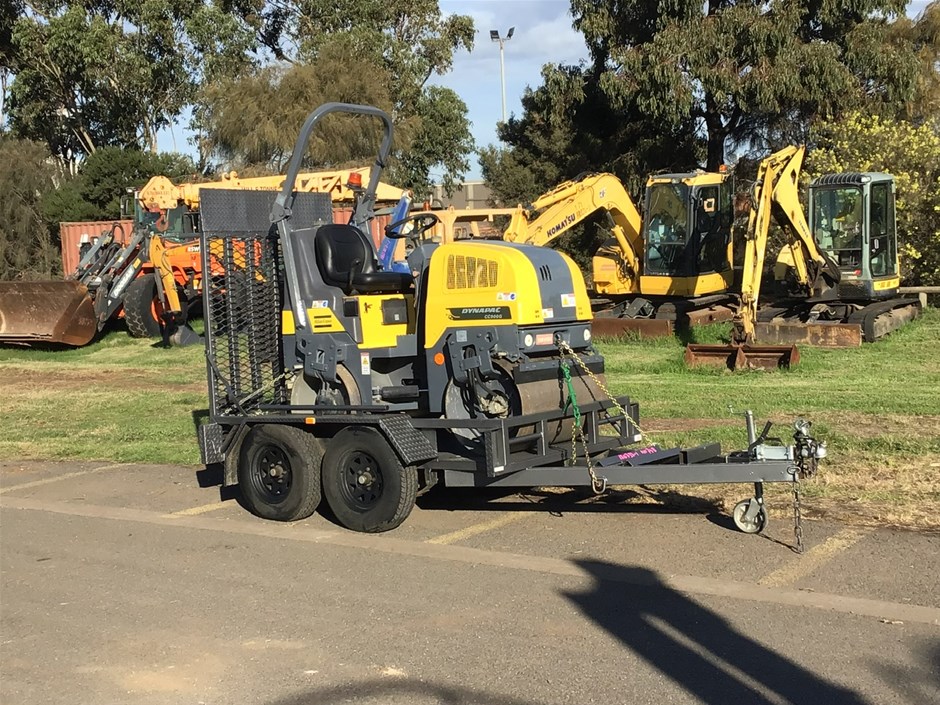 Atlas Copco Roller/Plant Trailer Combo