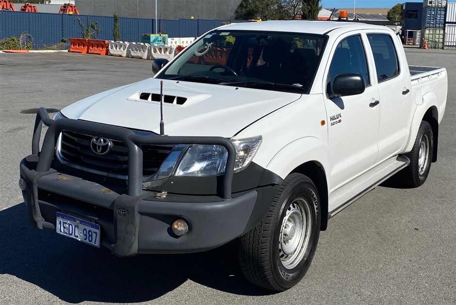 Unreserved 2012 Toyota Hilux 4WD Dual Cab Ute