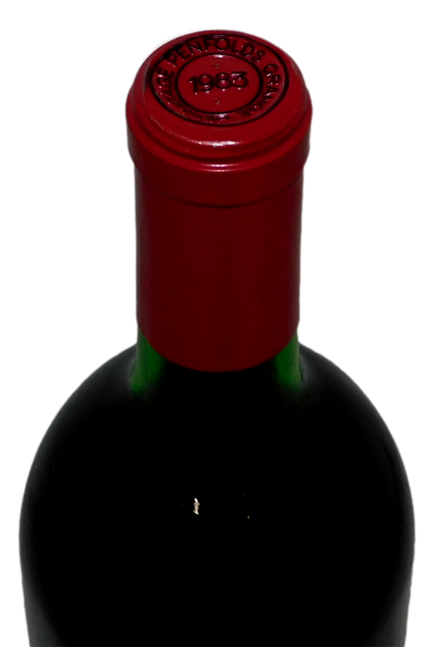 Penfolds Grange 1983 (1x 750mL), SA. Cor