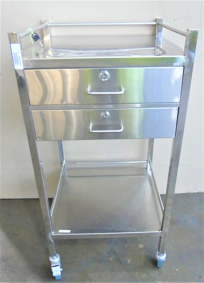 Mobile Stainless Steel Instrument / Dental Trolley Auction