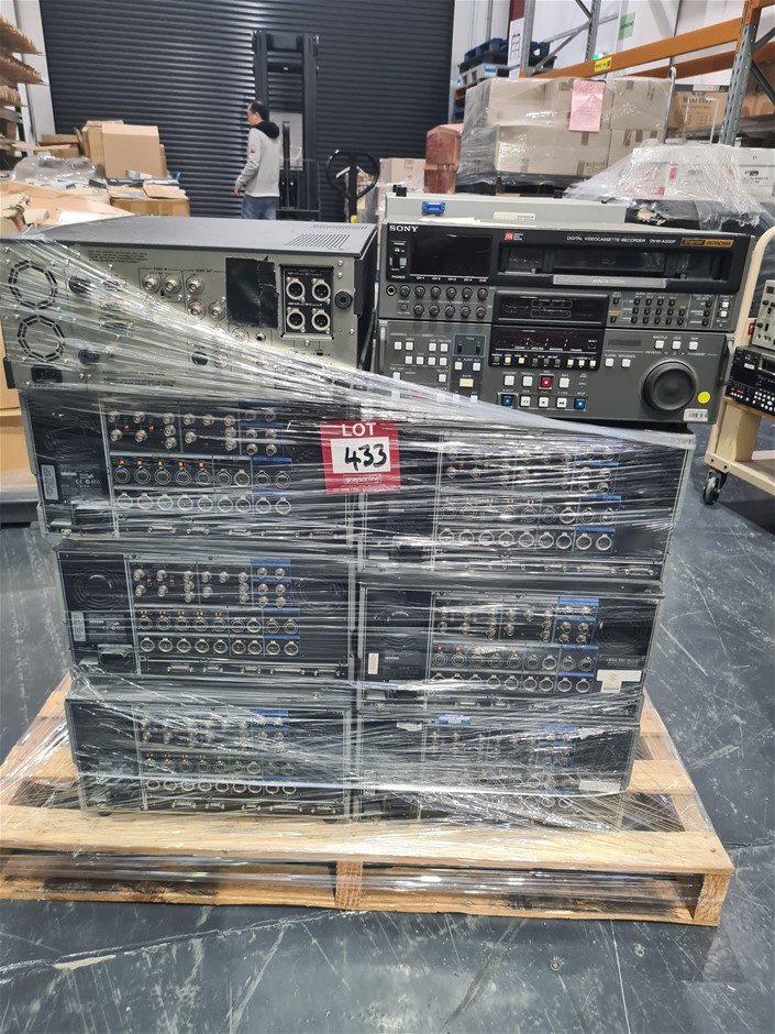 Pallet of Asstd Audio/Visual Components (Suitable for parts/repairs