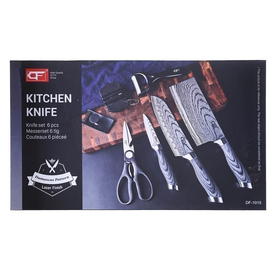 CF 6pcs Kitchen Knife Set. Buyers Note Discount Freight Rates Apply