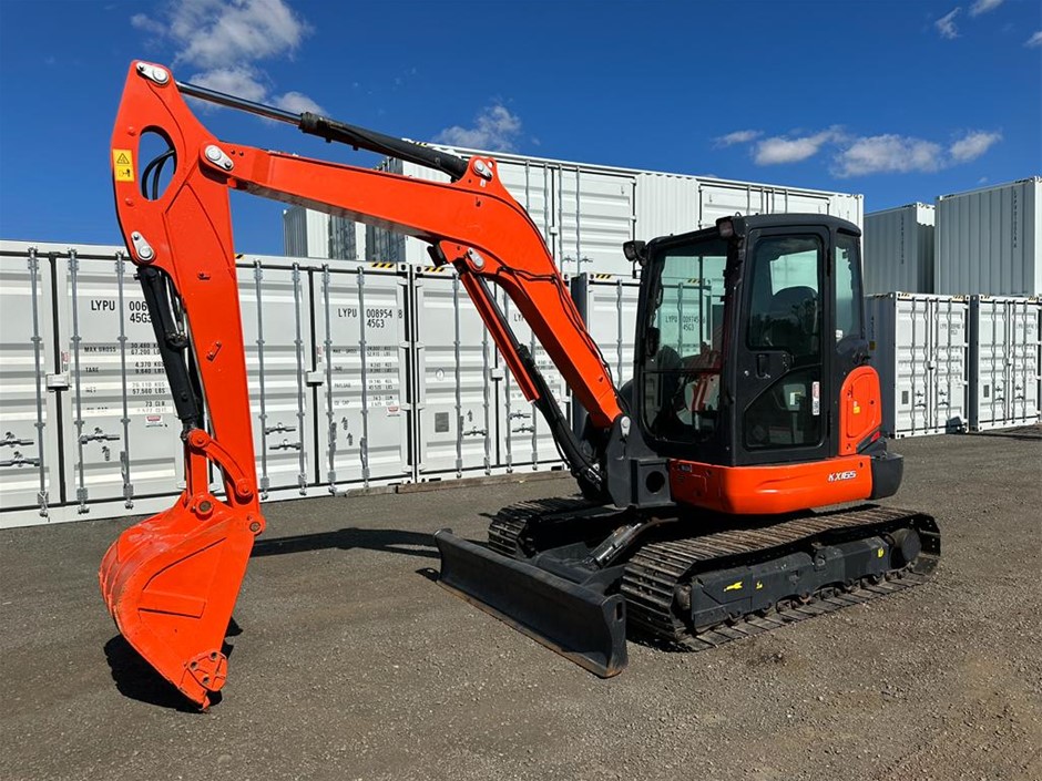 Unreserved Kubota KX165-5 Mini Excavator - Toowoomba