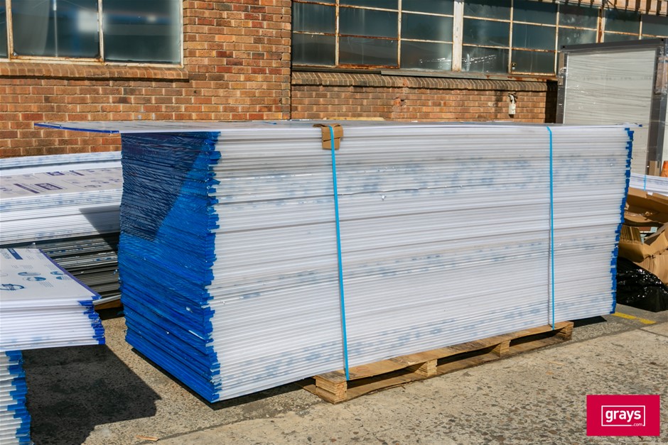 Pallet of Twin Wall Polycarbonate Sheet - Total RRP $3,992