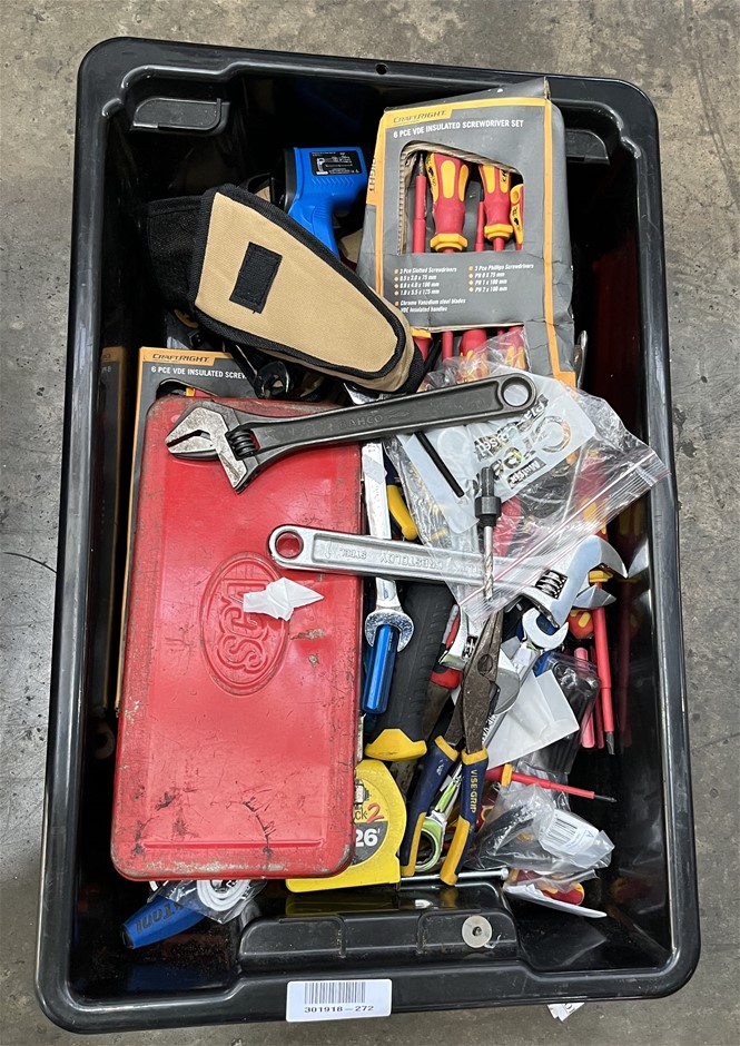 Container of Assorted Hand Tools Auction (00425052844) Grays Australia