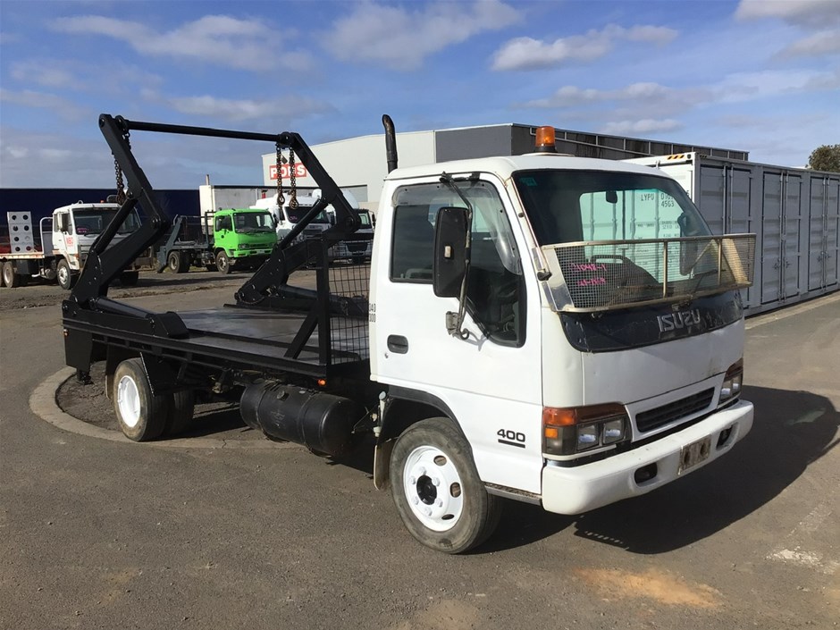 1998 Isuzu NPR 4 x 2 Skip Bin Truck