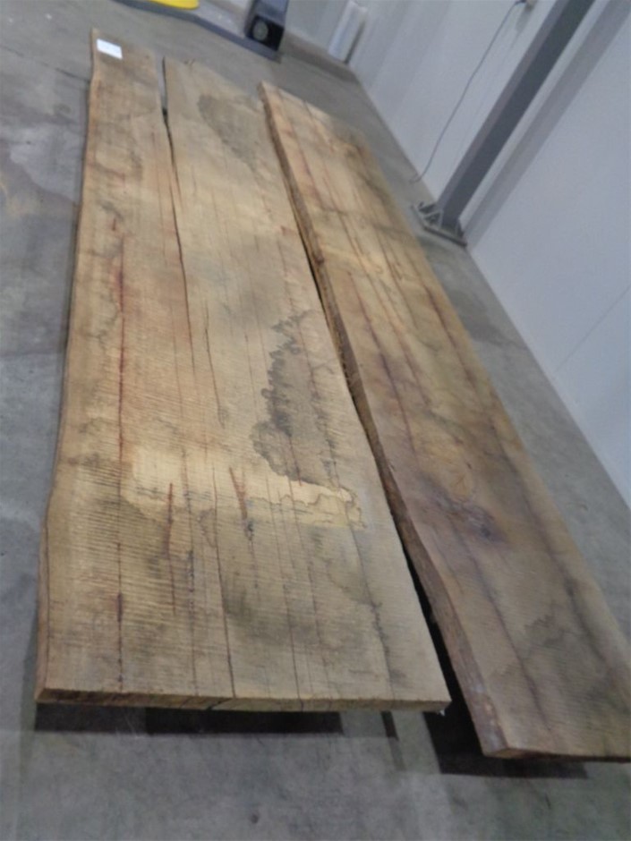 2 x Timber Slabs,
