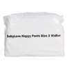 3 x BABYLOVE Pack of Nappy Pants Size 5 Walker (White). NB: Damaged packagi