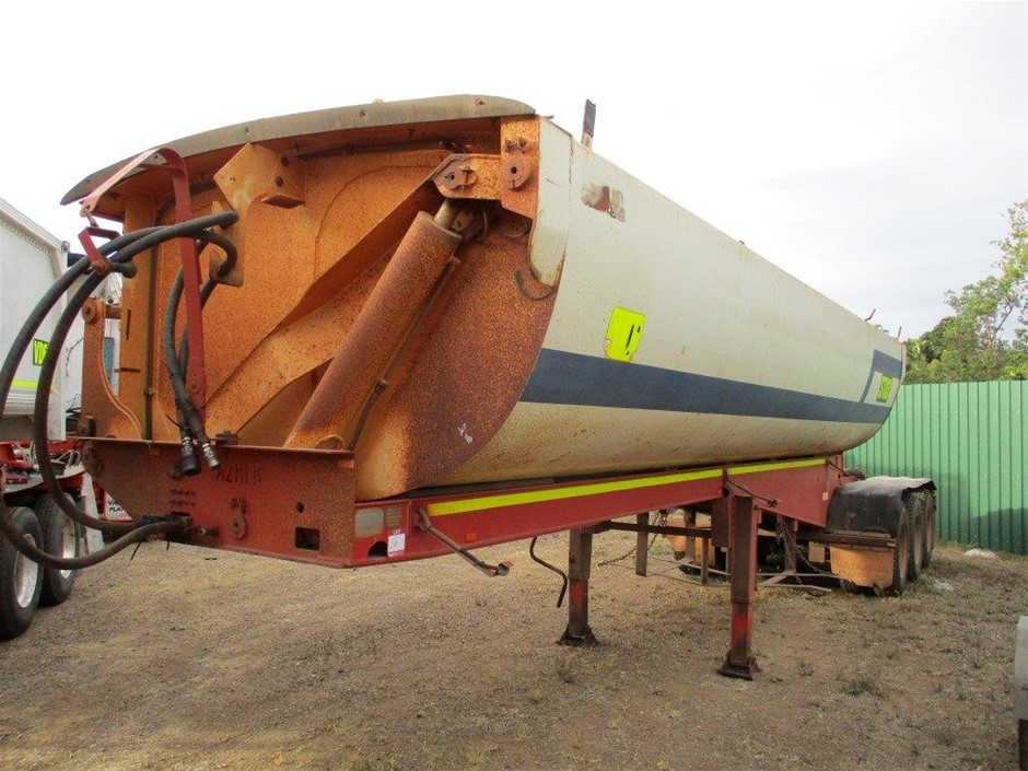 2009 AZMEB Triaxle Side Tipper Lead Trailer