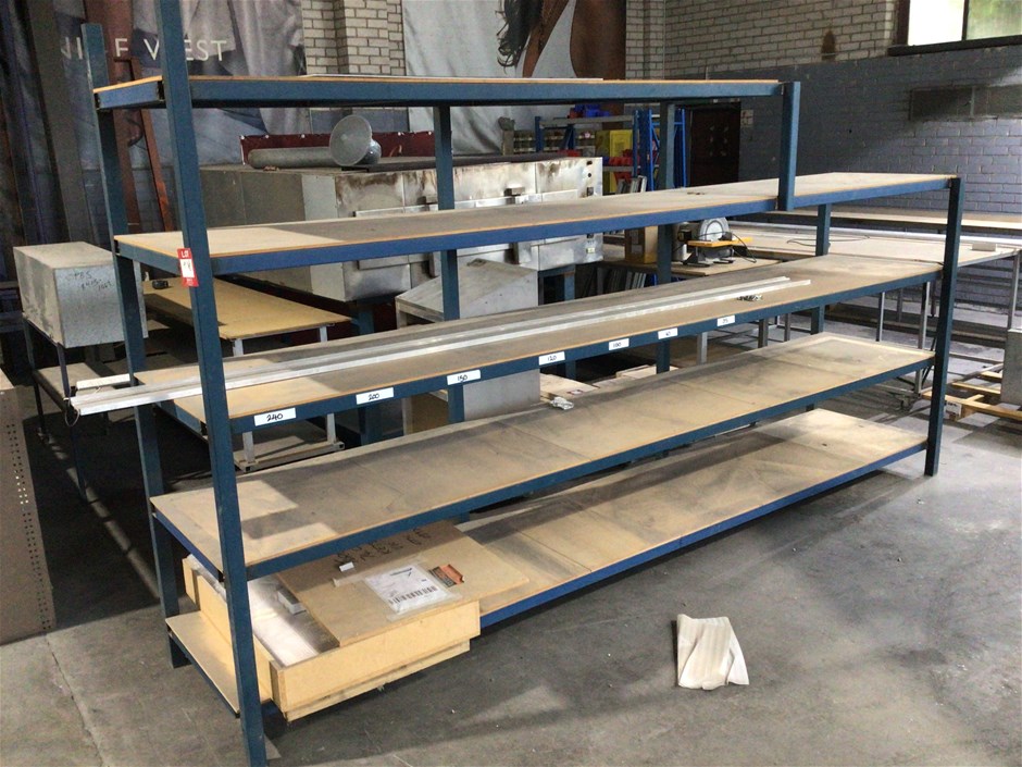 Qty of 2 Custom Storage Racks Auction (0091-3025651) | Grays Australia