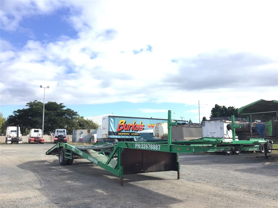 1993 Topstart Single Axle Single Car Carrier Trailer Auction (0001 ...