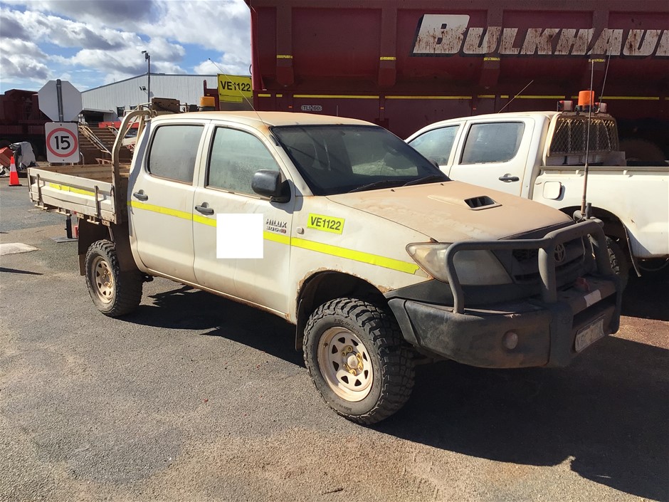 Unreserved Toyota Hilux's 4x4 Dual Cab Utes