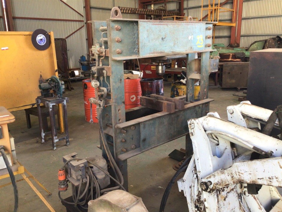 50T Hydraulic Press with Power Pack Auction (00237045311