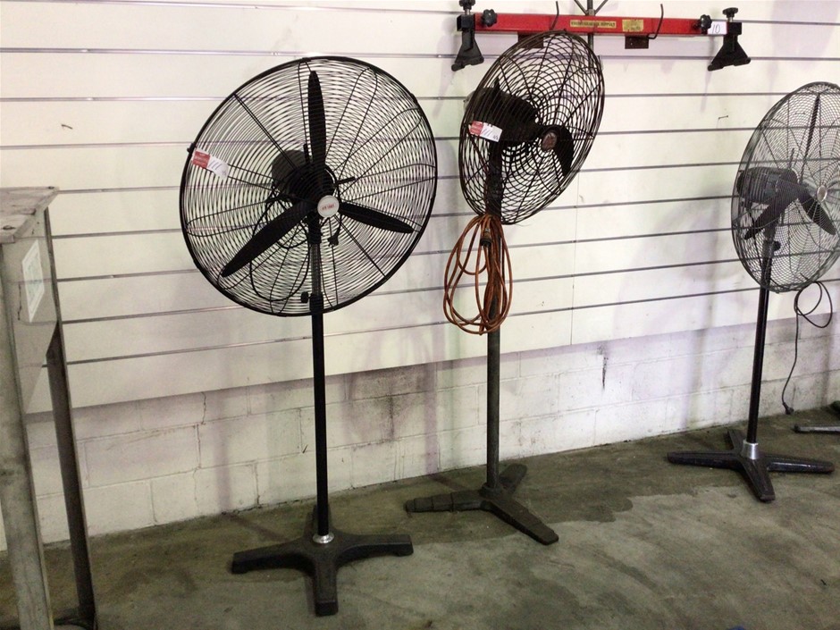 2x Various Industrial Pedestal Fans Auction (01117045475) Grays